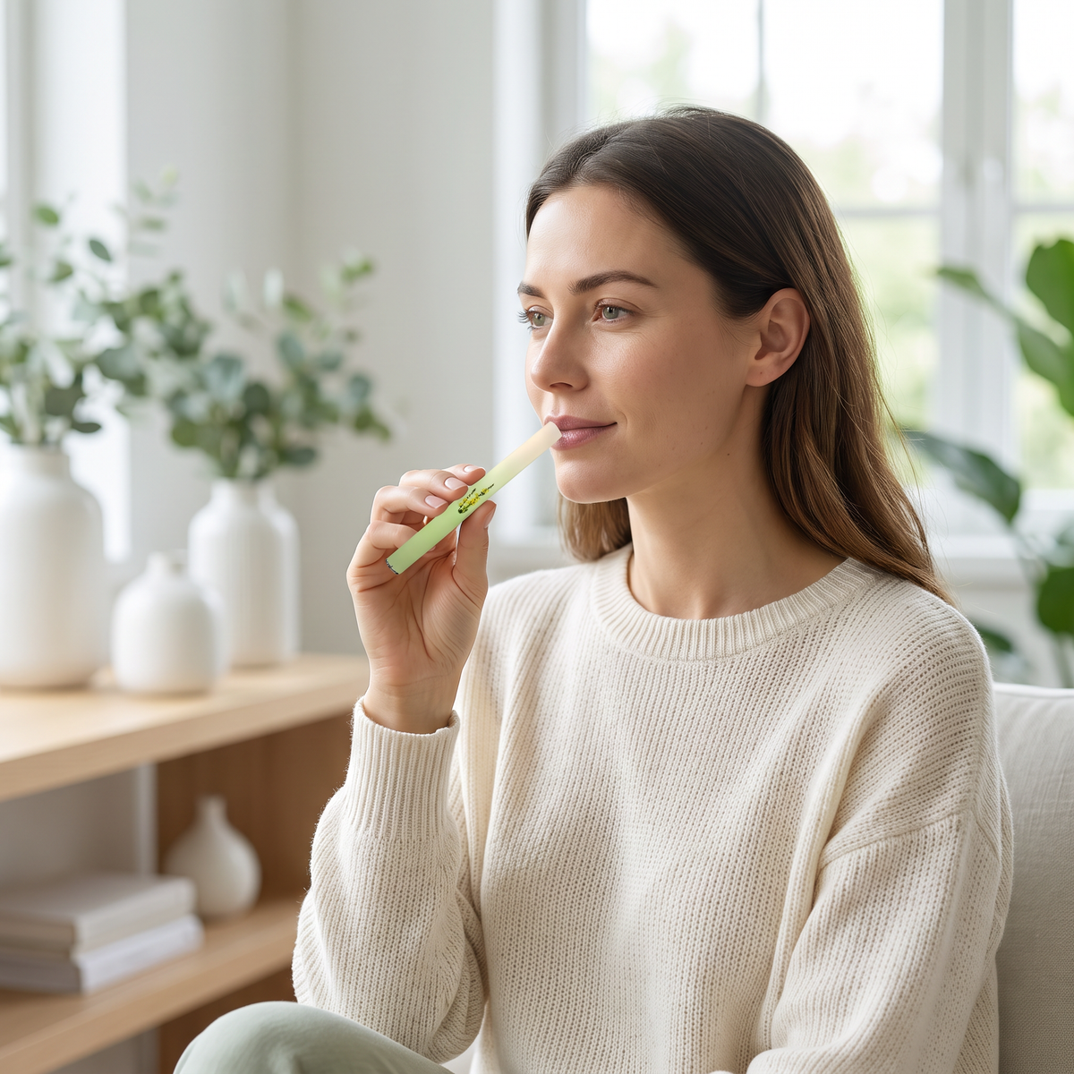 Herbalina - Inhalador herbal para el antojo de fumar